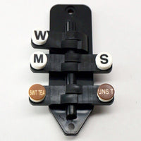 Wunder-Bar Bargun Button Plate for Mini-Tower, 5 Button - PM-MT-061