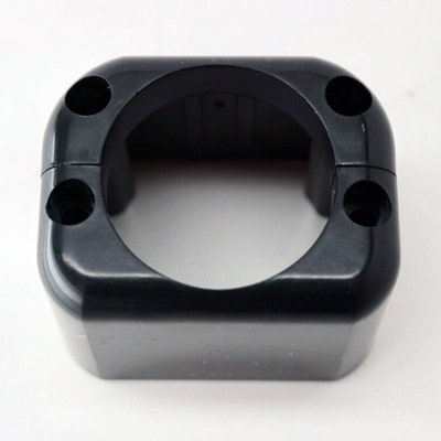 Taprite Bargun Handle Heel, 12/14 Button, Black