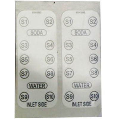 Taprite Bargun 12 Button Layout Label