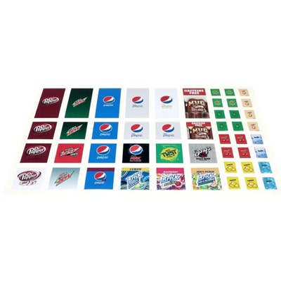 Pepsi Major Minor Bonus Label Kit for Lancer FS