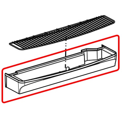 Multiplex Drain Pan with Fitting for Servend CEV30 - 5012931