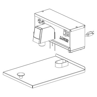 Lancer Fill Station with 4.5 oz/Sec LEV Valve and SS Cover