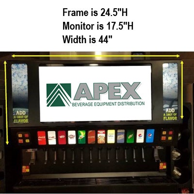 Black 44" Sensation LCD Screen