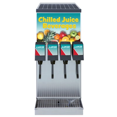Lancer 115V 1/4 HP 4-Valve CED 504 Juice Dispenser - 85-0514A-5911