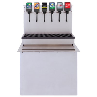 Lancer Drop-In Post-Mix Dispenser, 6 Valve | 85-2376-110