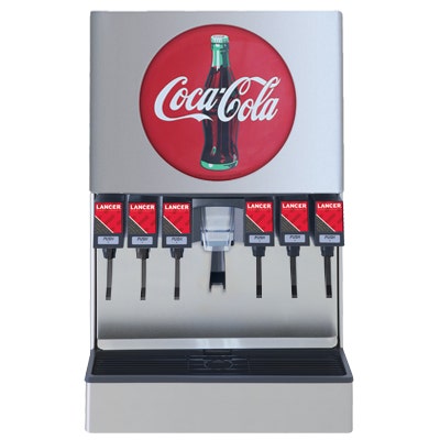 Lancer IBD22H Dispenser Cube Ice, 6 Valve