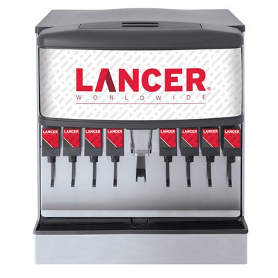Lancer IBD30N Dispenser Nugget Ice, 8 Valve