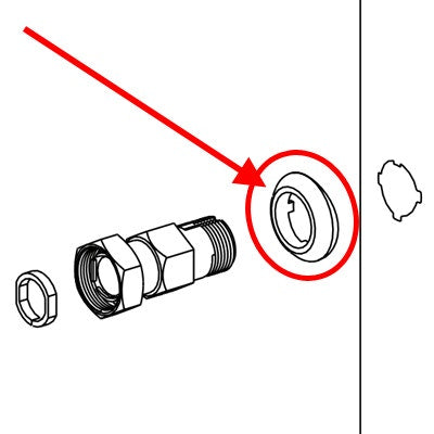 Taprite Spacer PMV to 2" Spacer Inside Scalloped Tea Canister