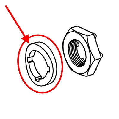 Taprite Spacer Inside 2" for Scalloped Tea Canister