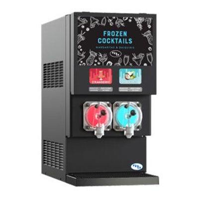FBD 772 2-Barrel Frozen Cocktail Dispenser, Frozen Margarita & Daiquiri Machine, Air-Cooled, Commercial Frozen Drink Machine