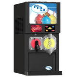 FBD 372 Multi-Flavor Frozen Beverage Dispenser, Up to 17 Flavor Combinations, Air-Cooled, Commercial Frozen Drink & Slushie Machine, Black Finish