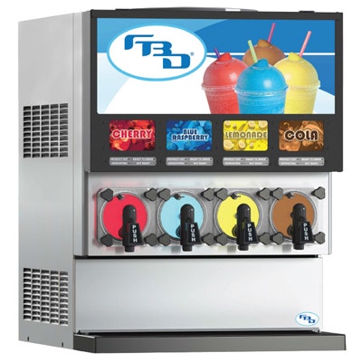 FBD 774 Frozen Beverage Dispenser 4-Flavor Remote-Cooled | 774-621-0003