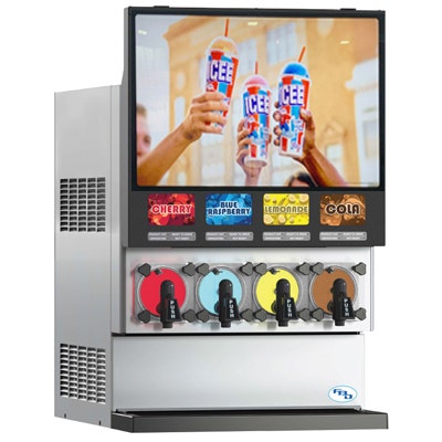 FBD 774 Frozen Beverage Dispenser 4-Flavor Remote-Cooled | 774-621-0004