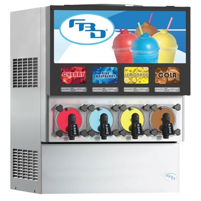 FBD 774 Frozen Beverage Dispenser 4-Flavor Remote-Cooled | 774-621-0006