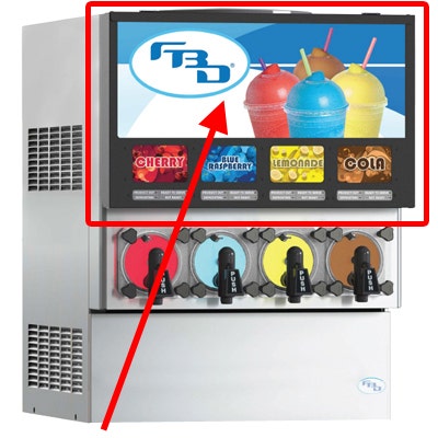 FBD 774 Short Top Opening Door Assembly - 12-3138-0004