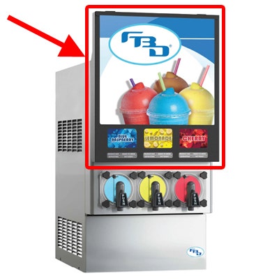 FBD 773 Tall Top Opening Door Light Guilded - 12-3137-0004