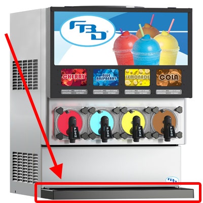 FBD 774 Drip Tray Kit Rectangular with Logo - 12-2546-0023