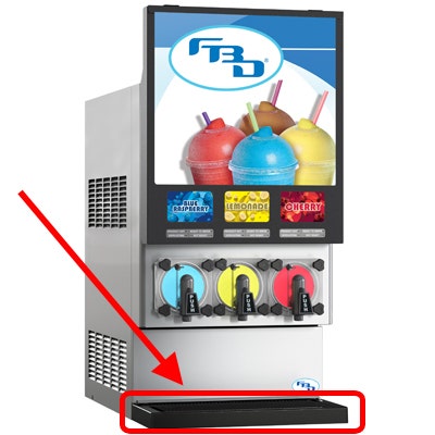 FBD 773 Drip Tray Kit Rectangular with Logo - 12-2546-0022