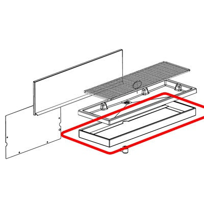 FBD 563 Drip Tray Bracket - 17-2634-0001