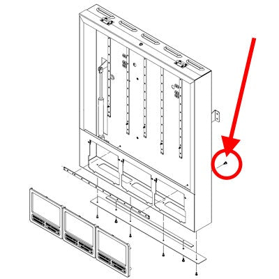 FBD PCB Standoff Reverse Lock Richco - 18-2396-0005