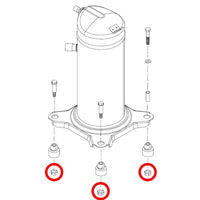 FBD Nut Fin Hex NC 5/16"-18 Zinc - 18-0501-0001