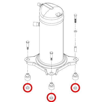 FBD Nut Fin Hex NC 5/16"-18 Zinc - 18-0501-0001