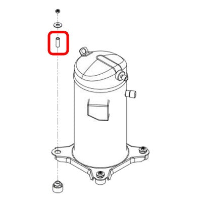 FBD Compressor Grommet Sleeve - 40-0205-0001