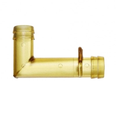 Curtis WC-29047 Overflow Elbow Plastic