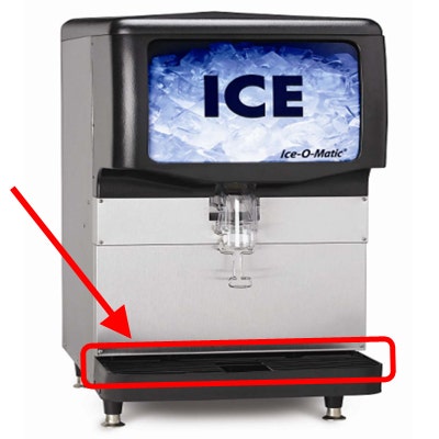 Ice-O-Matic Cup Rest for Ice-O-Matic Ice Dispenser