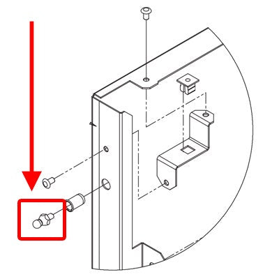 Ice-O-Matic 1011351-40 Strike, Ball Stud, Fits CD40022