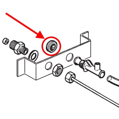 Ice-O-Matic Plastic Ring Nut