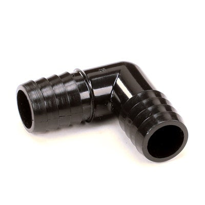 Ice-O-Matic 9091052-01 Fitting, 90 Degree Elbow, 5/8 Inch, Barbed, Plastic, Fits ICE1405A3