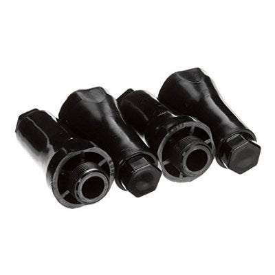 Ice-O-Matic 1011411-29 Leg Kit with Foot, Black Plastic Pack of 4, Fits ICEU070A