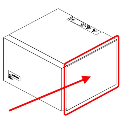 Ice-O-Matic 2101363-01S Panel Assembly, Side, Right Hand, Fits ICE1506