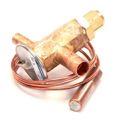 Ice-O-Matic 9151161-01 Thermo Expansion Valve/TXV, 3/8 Inch ODF Inlet, 1/2 Inch ODF Outlet, Fits GEM0650