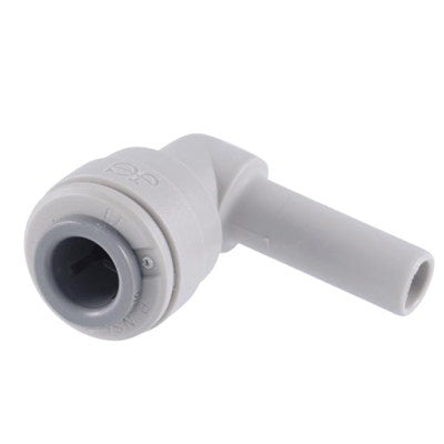 John Guest Gray Acetal Plug In Elbow 3/8" Stem OD x 3/16" Tube OD
