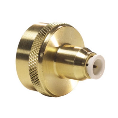 John Guest Brass 3/4" Female Garden Hose Connector