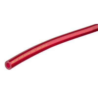 Accuflex Bevlex 200 Series Red Translucent Air Line - 5/16" ID x 100 ft.