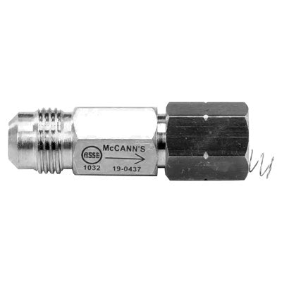 Multiplex Check Valve Double 3/8" MFL for Carbonator - 19-0437