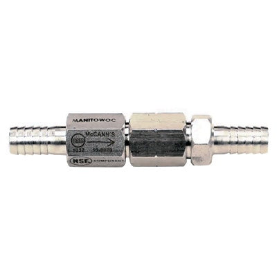 Multiplex Double Check Valve - 3/8" Hose Barb Inlet/Outlet