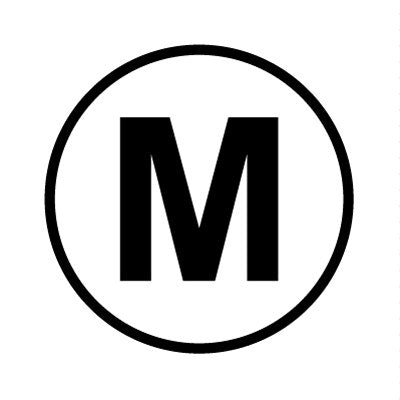 Bargun Button Cap Round, M, White Cap Black Letter