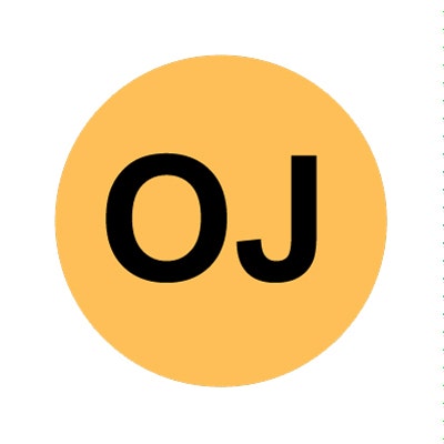 Bargun Button Cap Round, OJ, Orange Cap Black Letter