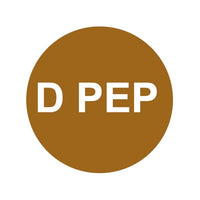 Wunder-Bar 'Dr. Pepper' Button Cap - Round Brown with White Lettering