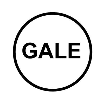 Bargun Button Cap, Round, Gale, White Cap, Black Letter - PH10-74-083