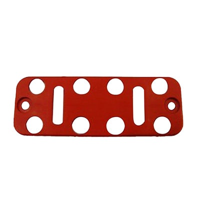 Wunder-Bar Bargun Button Plate, 10 Button, Red - PH10-2-R