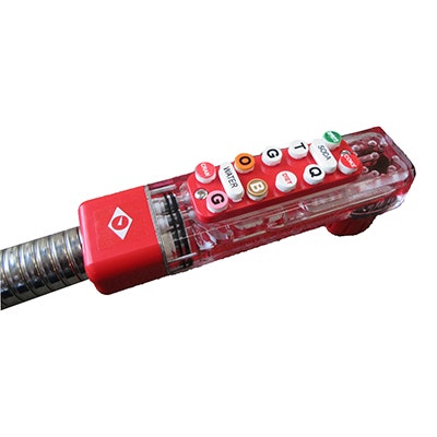 Taprite Rattler II Bargun, 12 Button, 48" Hose, Red | 954C-1264-3F003
