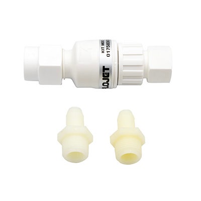 Inline Water Pressure Regulator - 15 PSI Fixed Outlet with 3/8" Barb