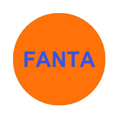 Bargun Button Cap, Round, Fanta, Orange Cap, Blue Letter - PH10-74-233