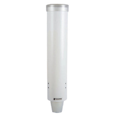 Carlisle C3165WH 16 Inch Water Cup Dispenser Medium Wall Mount Plastic White