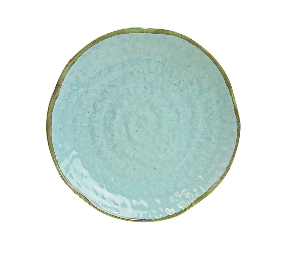12 Pack 7-1/4" Diameter x 1-1/4" Height, Lotus Shape Plate, Seaside Dinnerware, Melamine, BPA Free, Dishwasher Safe, Break-Resistant, Shatter-Resistant, No Microwave, No Oven, NSF